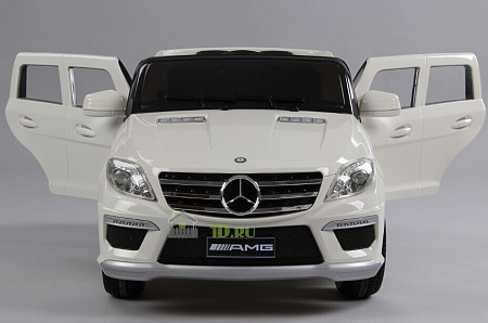 Детский электромобиль Mercedes Benz ML63 AMG  LUX, белый