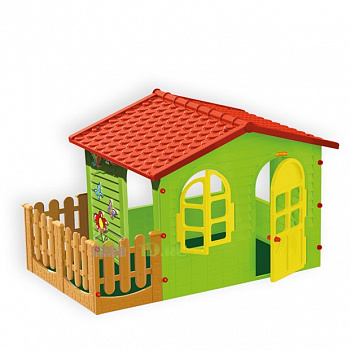 Детский домик Garden toysс забором садовый 10498