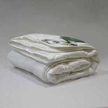 Одеяло из бамбука Natures «Стебель бамбука», двуспальное, стеганое, всесезонное, 200х220 см, белое